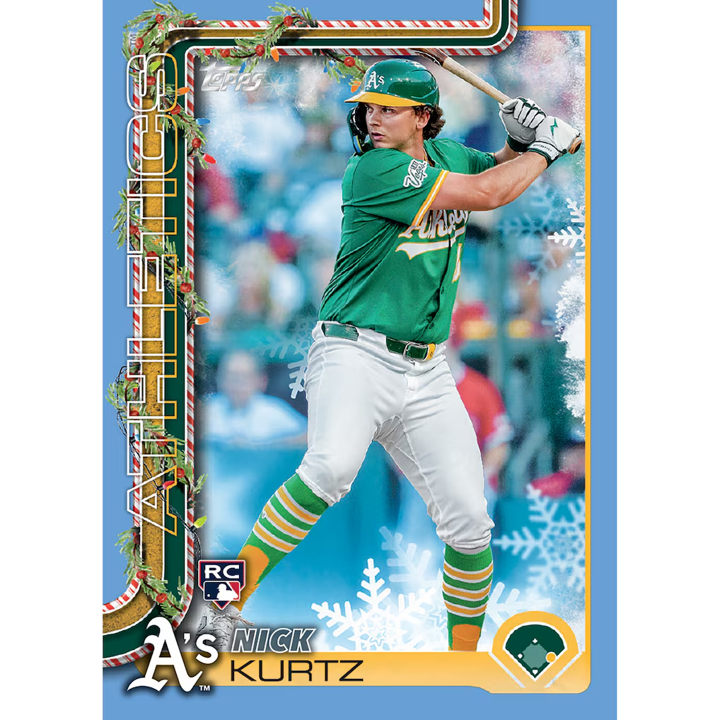 2025 Topps Holiday Baseball Mega Box Pack (10 Cards)