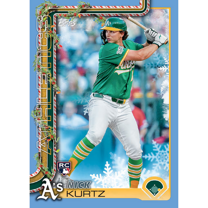 2025 Topps Holiday Baseball Mega Box Pack (10 Cards)