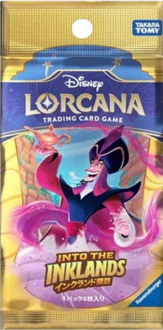 Disney Lorcana: Into the Inklands (JPN) Booster 2pk (6 Cards Each)