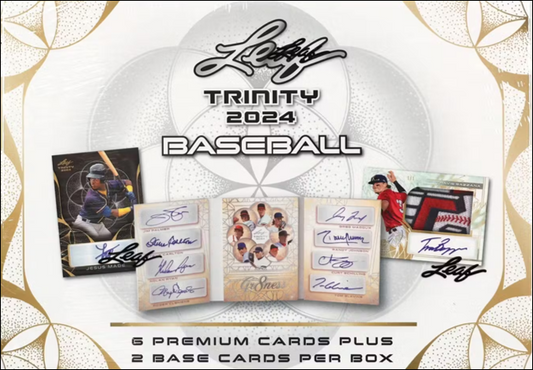 2024 Leaf Trinity Baseball Hobby Box (8 Cards)