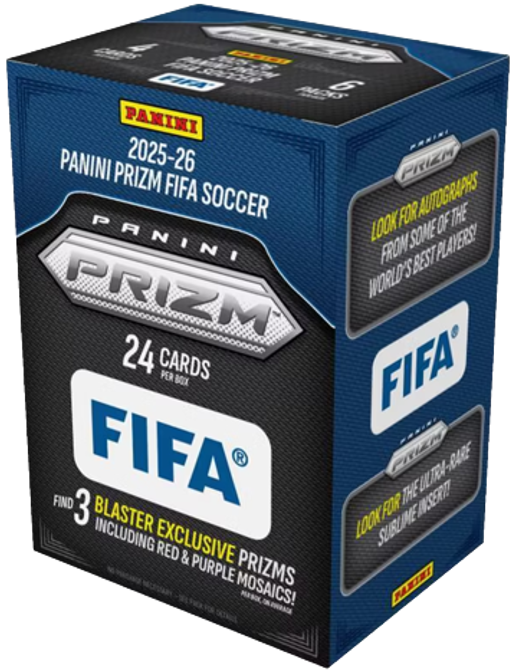 2025-26 Panini Prizm FIFA Soccer Blaster Box (6 Packs)