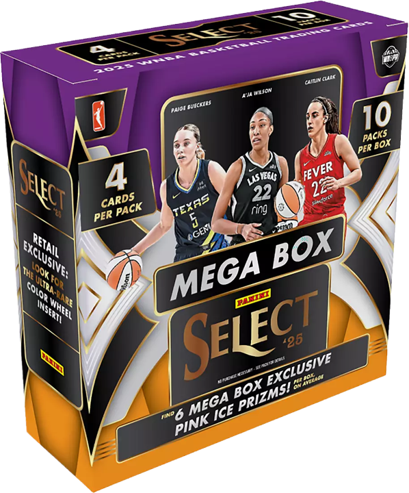2026 Panini Select WNBA Mega Box (10 Packs)
