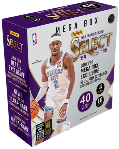 2024-25 Panini Select Basketball Mega Box (10 Packs)