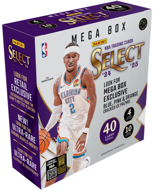 2024-25 Panini Select Basketball Mega Box (10 Packs)