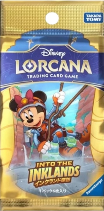 Disney Lorcana: Into the Inklands (JPN) Booster 2pk (6 Cards Each)