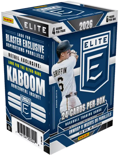 2026 Panini Donruss Elite Baseball Blaster Box (6 Packs)