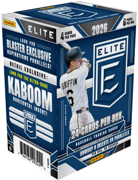 2026 Panini Donruss Elite Baseball Blaster Box (6 Packs)