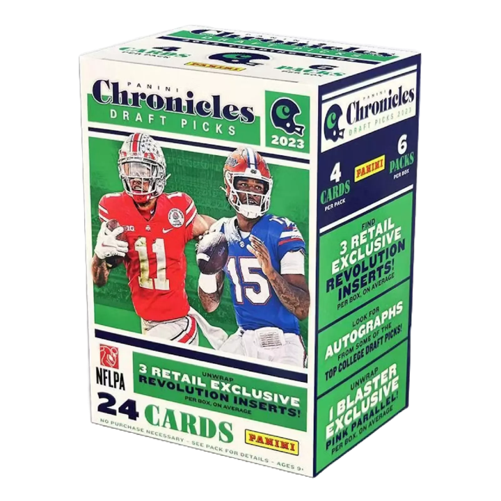 2023 Panini Chronicles Draft Picks Football Blaster Box (6 Packs)