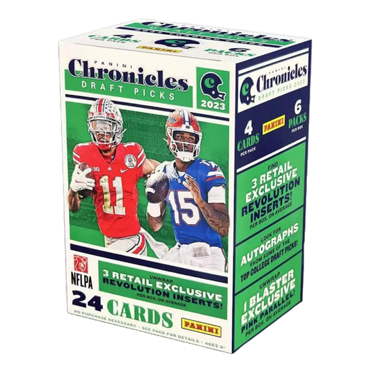 2023 Panini Chronicles Draft Picks Football Blaster Box (6 Packs)