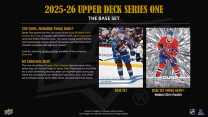 2025-26 Upper Deck Series 1 Hockey Tin (8 Packs)