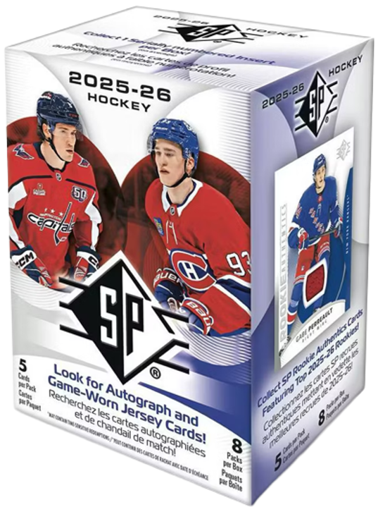 2025-26 Upper Deck SP Hockey Blaster Box (8 Packs)