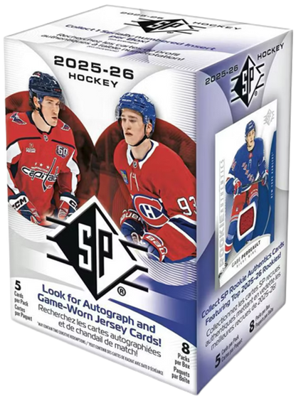 2025-26 Upper Deck SP Hockey Blaster Box (8 Packs)