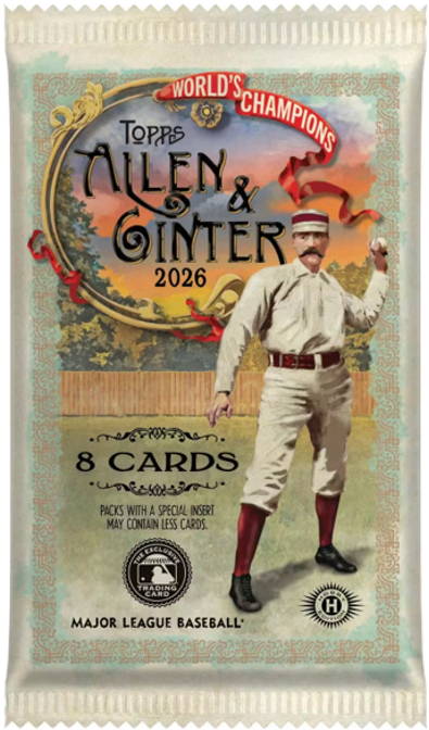 2026 Topps Allen & Ginter Baseball Hobby Pack (8 Cards)