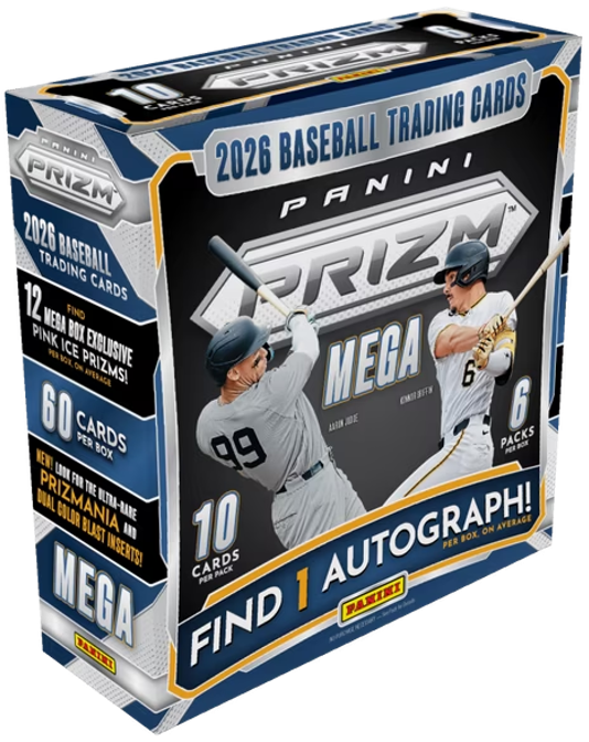 2026 Panini Prizm Baseball Mega Box (6 Packs)
