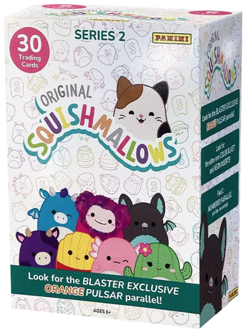 2025 Panini Squishmallows Blaster Box (6 Packs)
