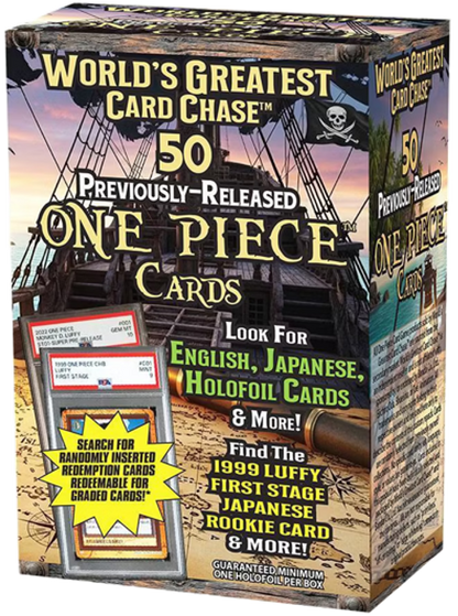 World's Greatest Card Chase: One Piece Blaster Box (50 Cards)