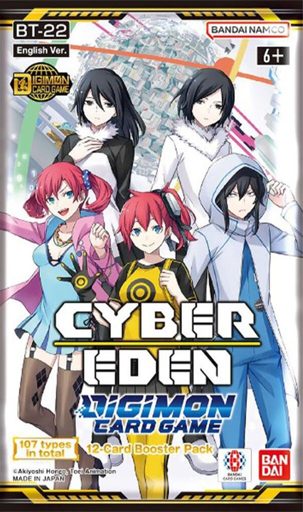 Digimon TCG: Cyber Eden (BT22) Booster Pack (12 Cards)