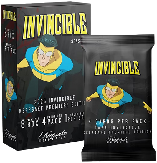 2025 Invincible Season 1 Keepsake Premiere Blaster Box (8 Packs)