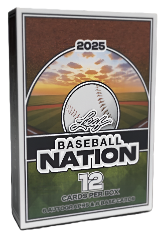 2025 Leaf Baseball Nation Hobby Box (12 Cards)