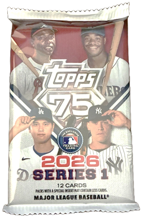 2026 Topps Series 1 Baseball Blaster Pack (12 Cards)