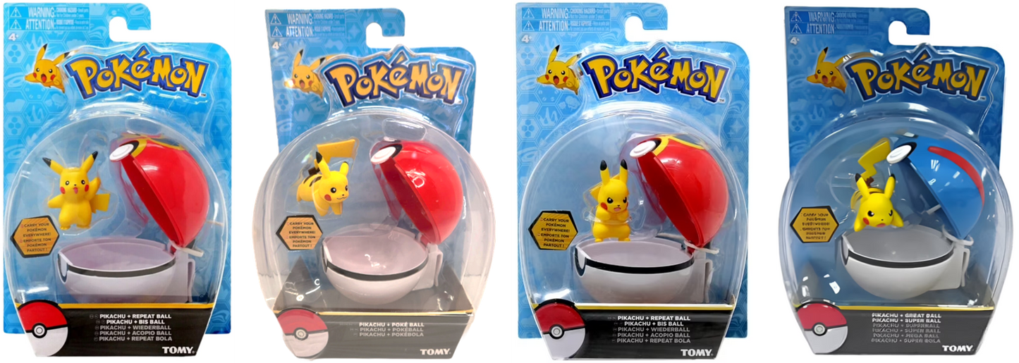 Pokemon Clip N Carry: 2-Inch Battle Figure & Poke Ball