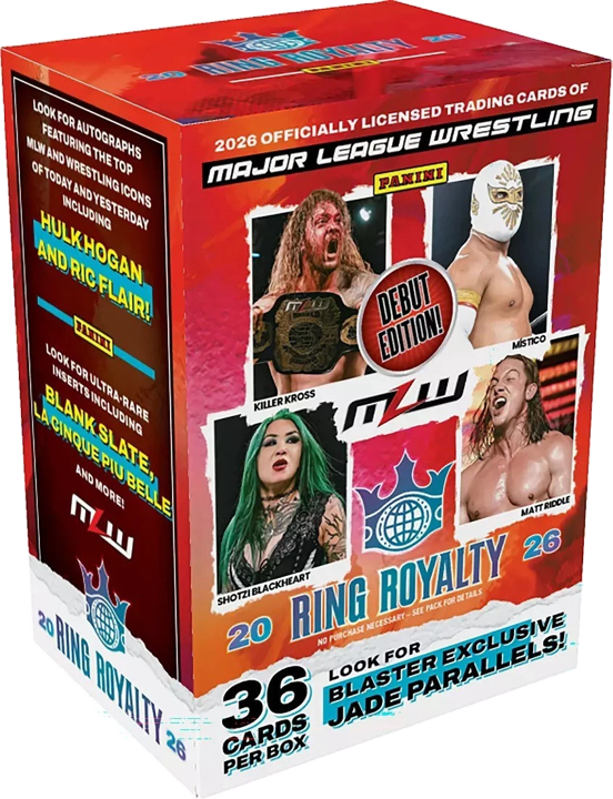 2026 Panini Ring Royalty Major League Wrestling Blaster Box (6 Packs)