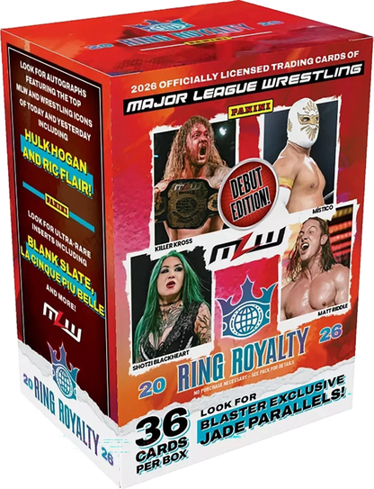 2026 Panini Ring Royalty Major League Wrestling Blaster Box (6 Packs)