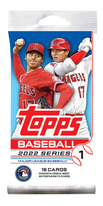 2022 Topps Series 1 Baseball Retail Pack (16 Cards)