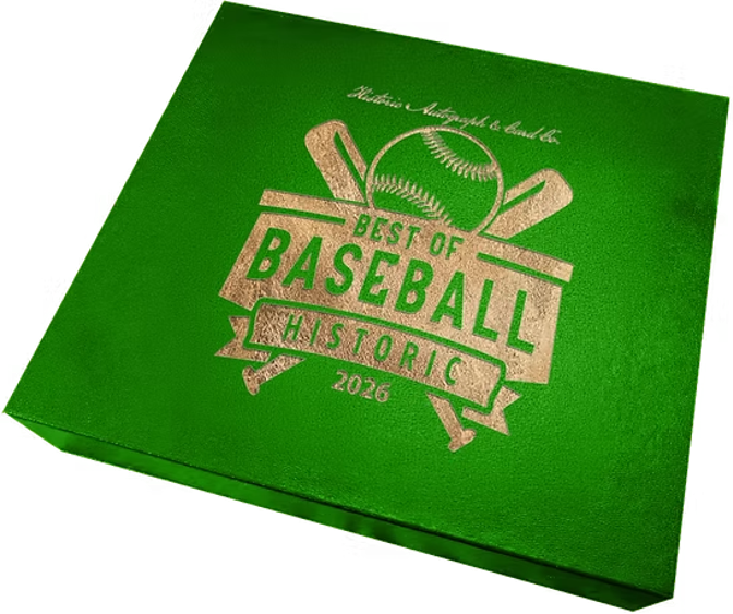 2026 Historic Autographs Co Best of Baseball Historic Box (9 Cards)