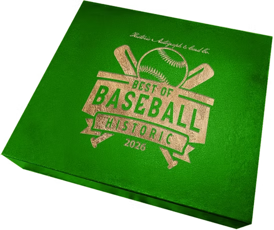2026 Historic Autographs Co Best of Baseball Historic Box (9 Cards)