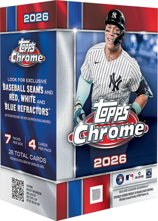 2026 Topps Chrome Baseball Value Box (7 Packs)