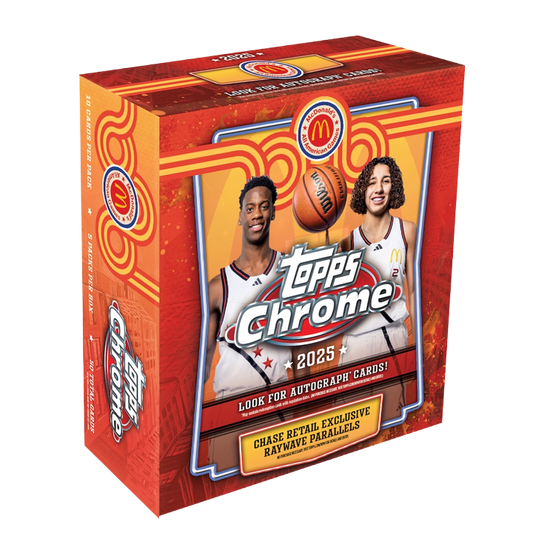 2025 Topps Chrome McDonalds All American Basketball Mega Box (5 Packs)