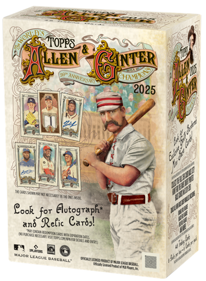 2025 Topps Allen & Ginter Baseball Value Box (8 Packs)