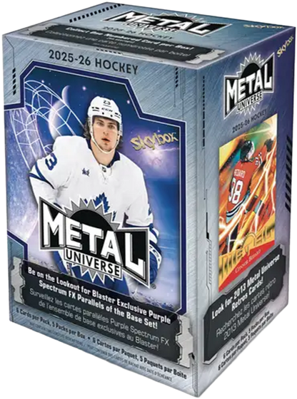 2025-26 Skybox Metal Universe Hockey Blaster Box (5 Packs)