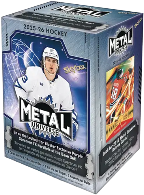 2025-26 Skybox Metal Universe Hockey Blaster Box (5 Packs)