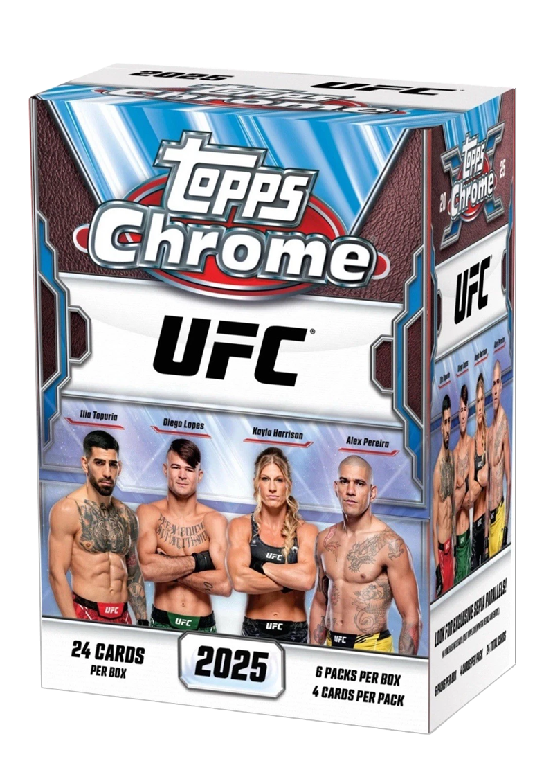 2025 Topps Chrome UFC Value Box (6 Packs)