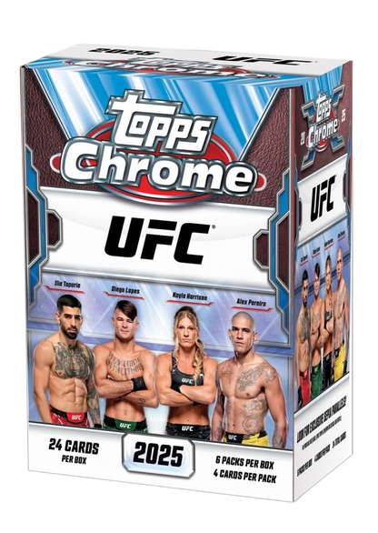 2025 Topps Chrome UFC Value Box (6 Packs)