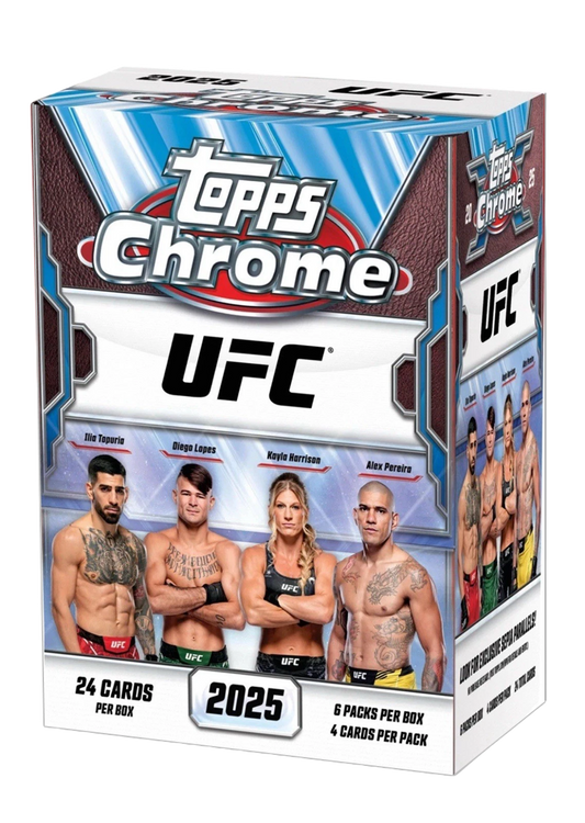 2025 Topps Chrome UFC Value Box (6 Packs)