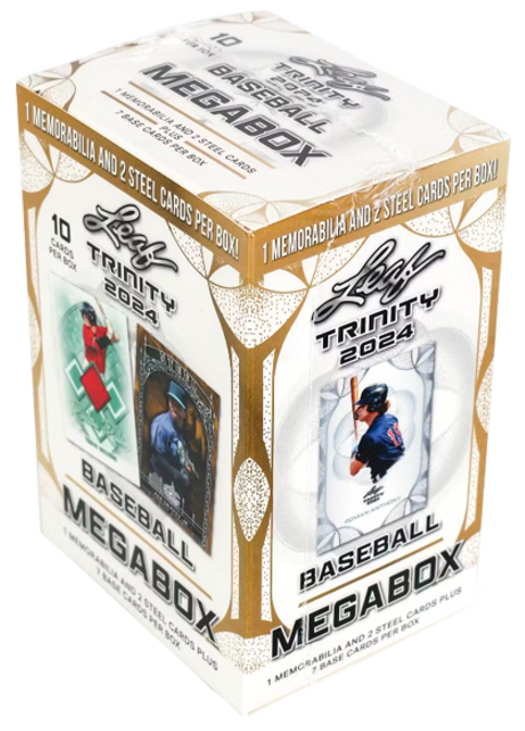 2024 Leaf Trinity Baseball Mega Box (10 Cards)