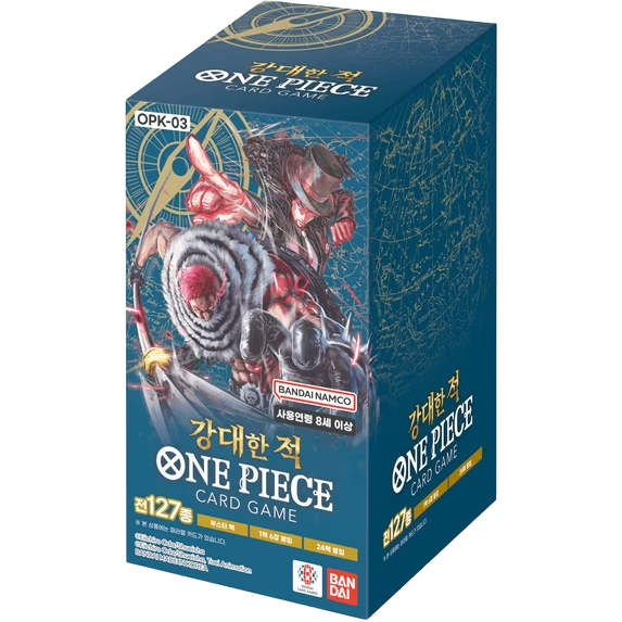 One Piece OPK03: Pillars of Strength Korean Booster Box (24 Packs)