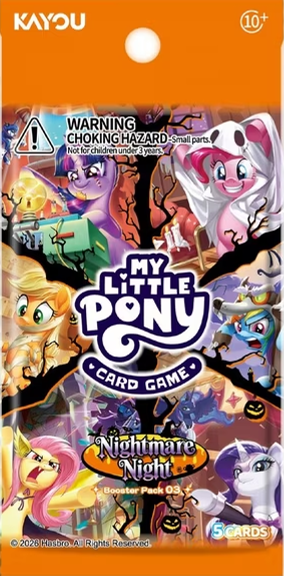 My Little Pony TCG: Series 3 - Nightmare Night Booster Pack (5 Cards) (Copy)