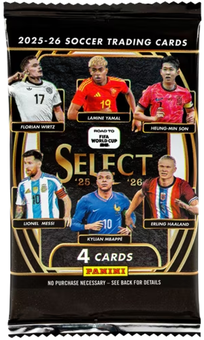 2025-26 Panini Select Road to the World Cup Soccer Blaster Box (6 Packs)