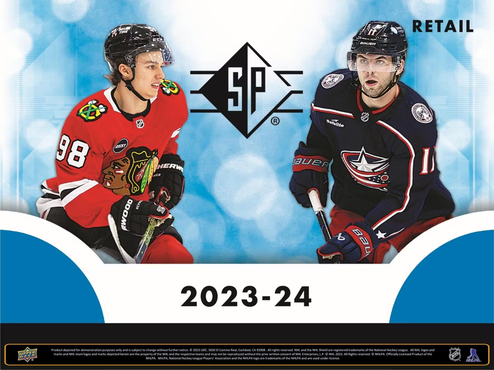 2023-24 Upper Deck SP Hockey Blaster Box (8 Packs)