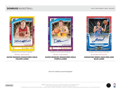 2024-25 Panini Donruss Basketball Blaster Box (6 Packs)