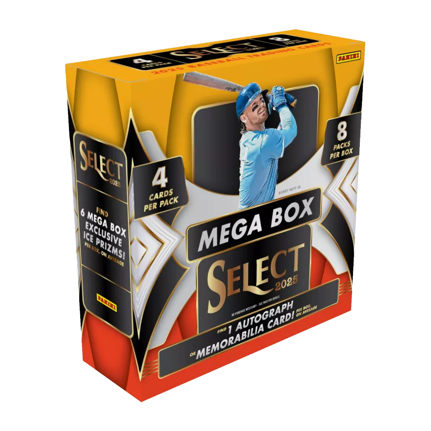 2025 Panini Select Baseball Mega Box (6 Packs)