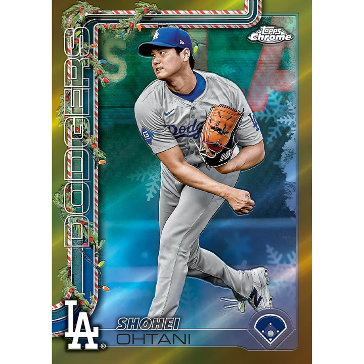 2025 Topps Holiday Baseball Mega Box Pack (10 Cards)