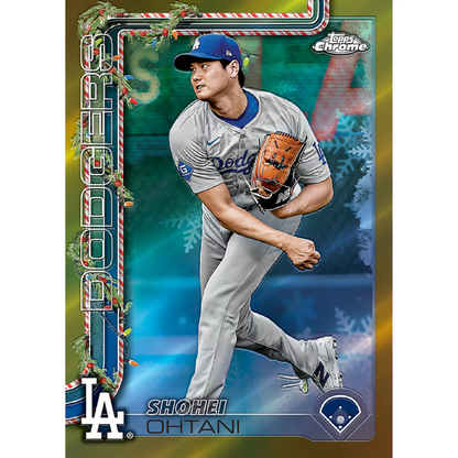 2025 Topps Holiday Baseball Mega Box Pack (10 Cards)