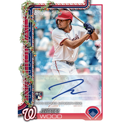 2025 Topps Holiday Baseball Mega Box Pack (10 Cards)