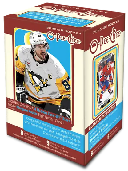 2025-26 Upper Deck O-Pee-Chee Hockey Blaster Box (9 Packs)