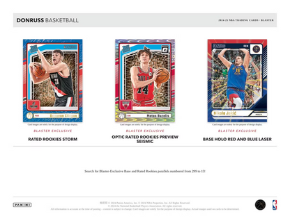 2024-25 Panini Donruss Basketball Blaster Box (6 Packs)